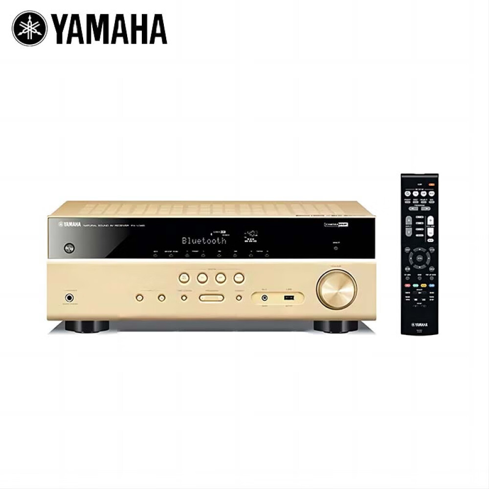 Цифровой усилитель мощности Yamaha RX-V385 Bluetooth для домашнего кинотеатра золото