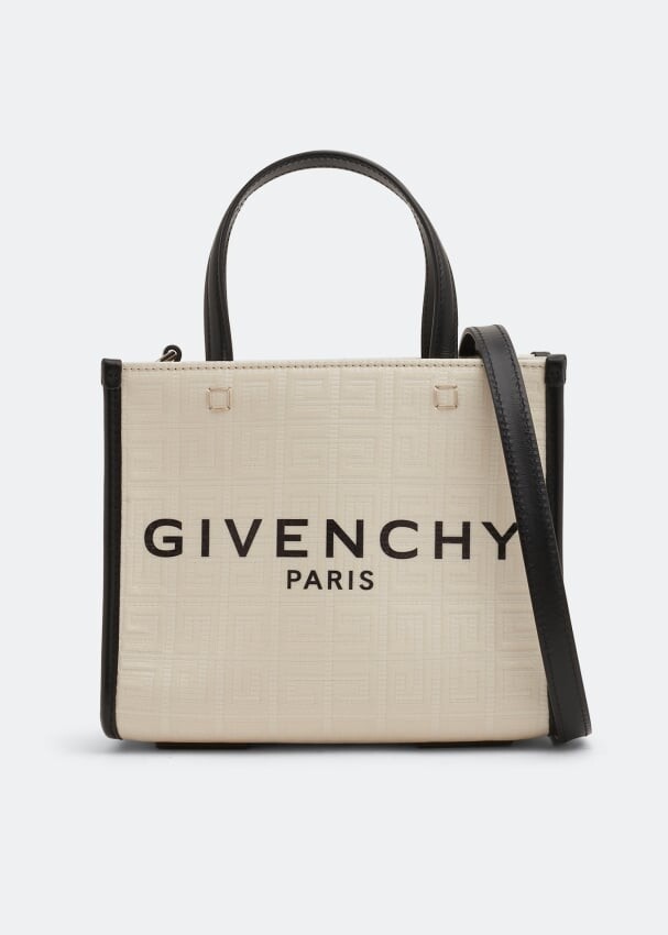 

Сумка-тоут GIVENCHY Mini G shopping tote bag, белый
