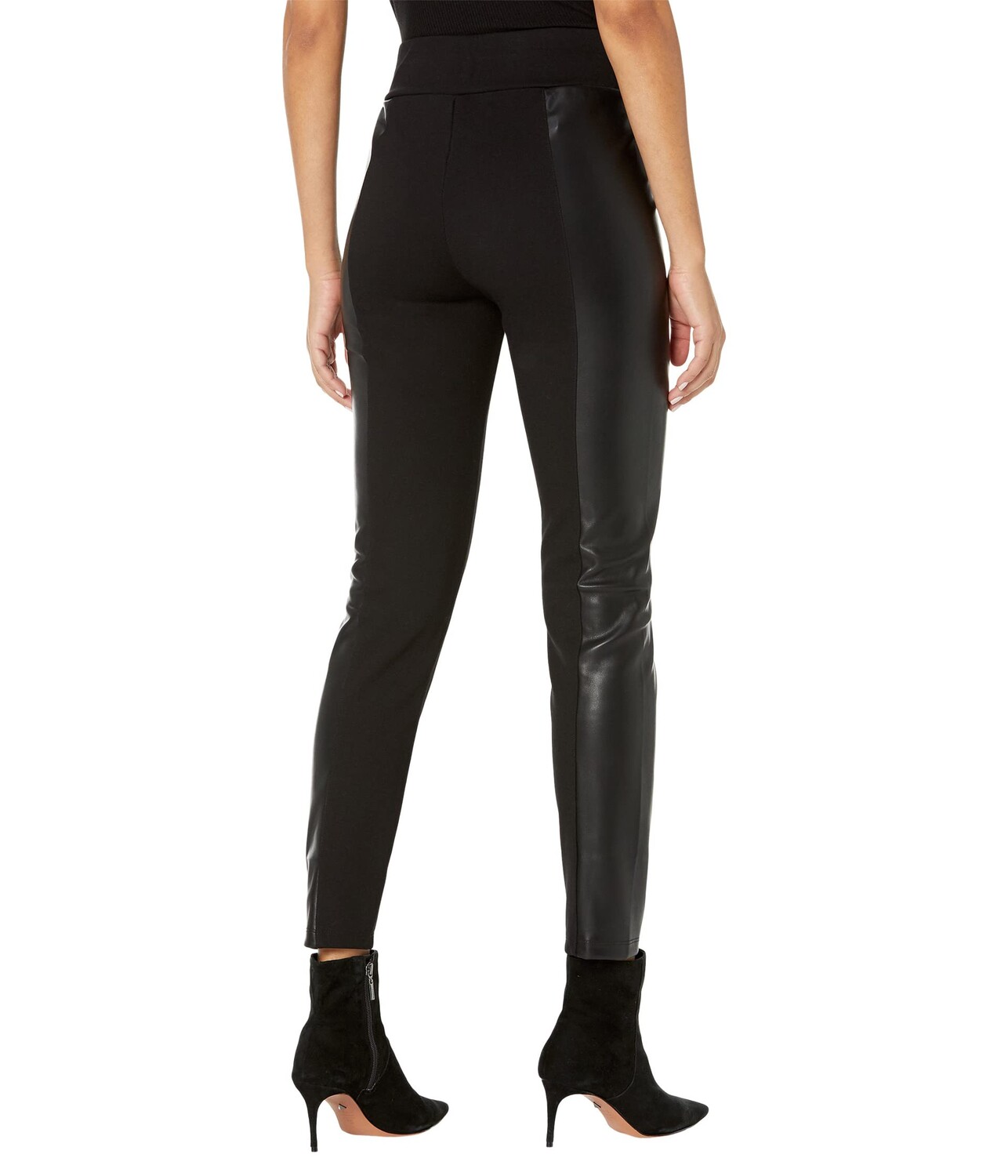 

Брюки с высокой посадкой BCBGMAXAZRIA, Ponte Pants with Side Panels
