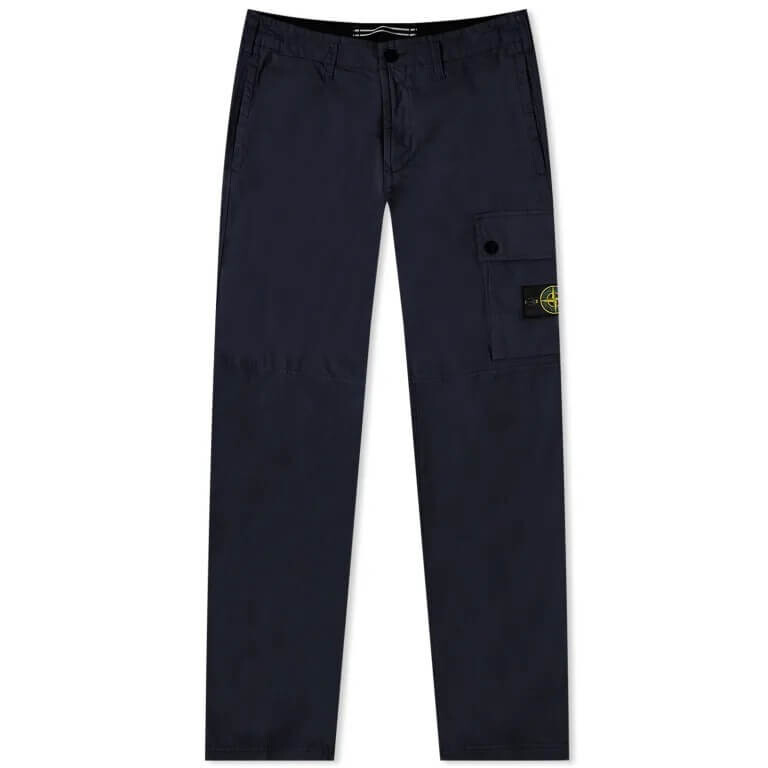 

Брюки-карго Stone Island с одним карманом, темно-синий