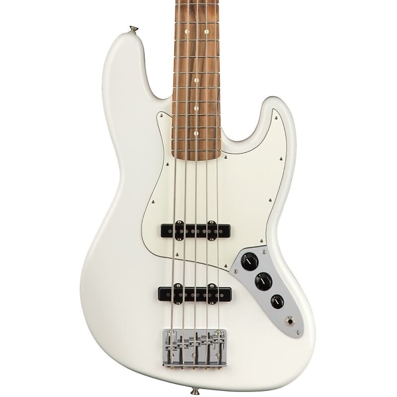 

Fender Player Jazz Bass V, накладка на гриф Pau Ferro, полярно-белый Player Jazz Bass V, Pau Ferro Fingerboard, Polar White