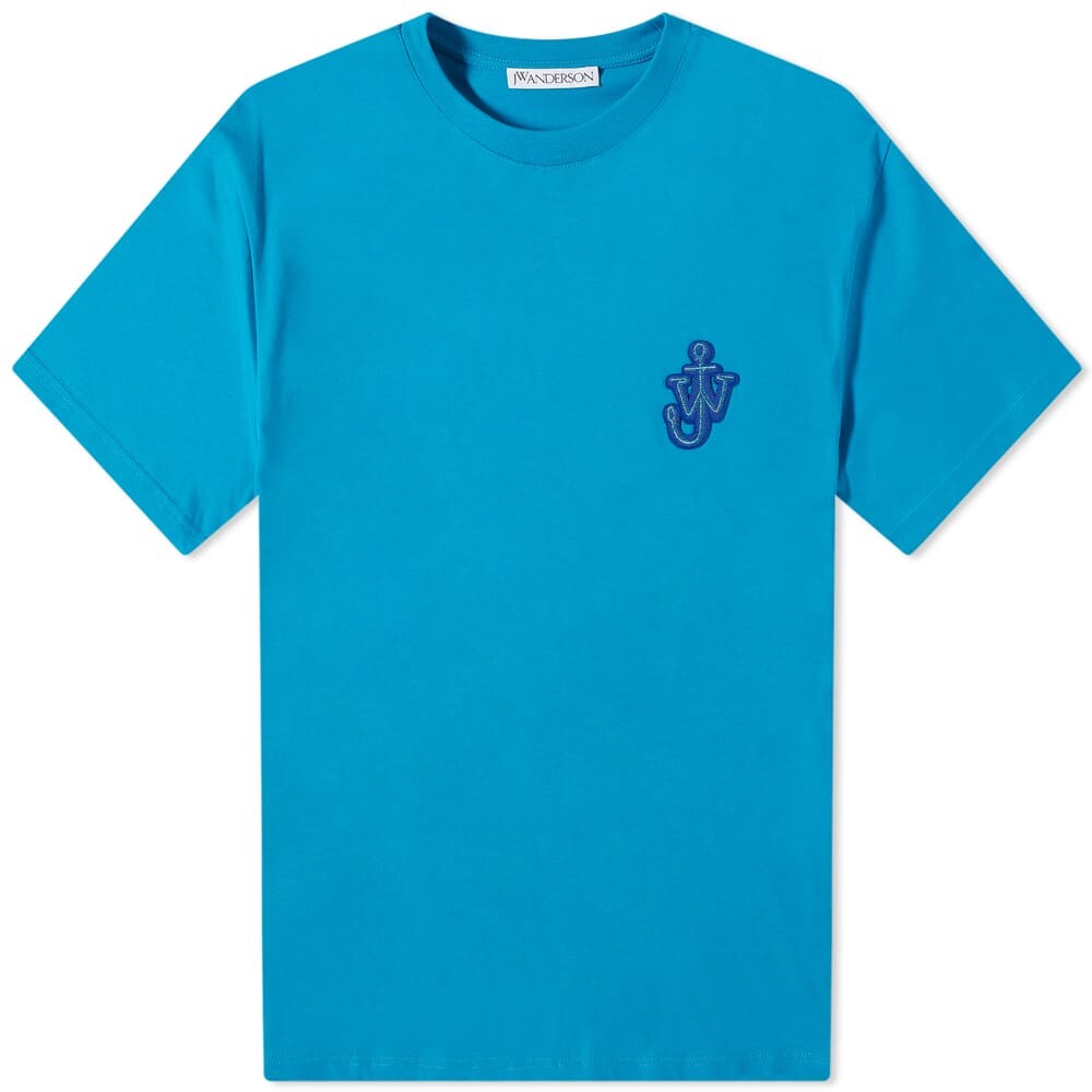 

Футболка JW Anderson Anchor Patch Tee, Синий