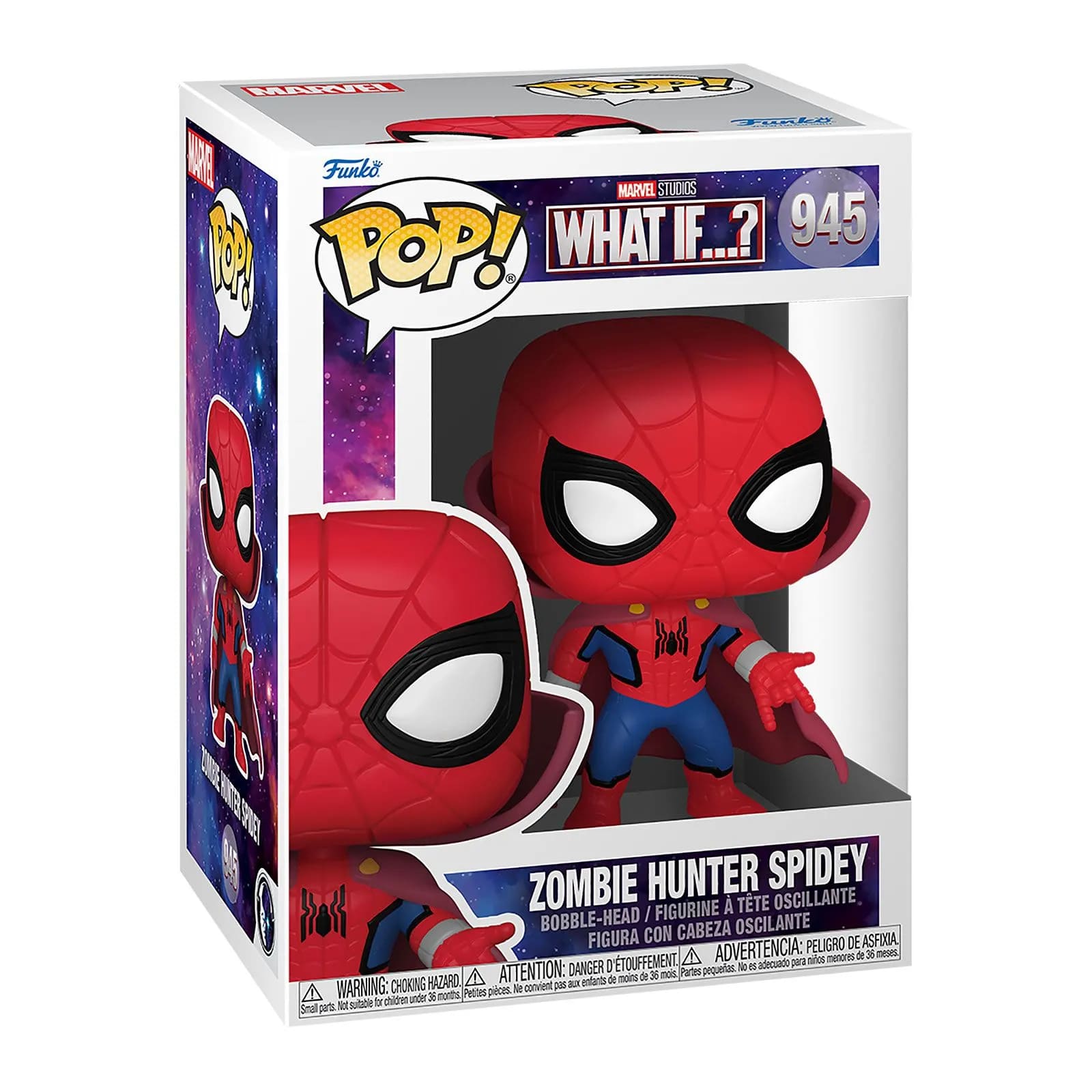 Фигурка Funko Pop! Marvel: What If? Zombie Hunter Spidey фигурка marvel funko pop what if captain carter with shield