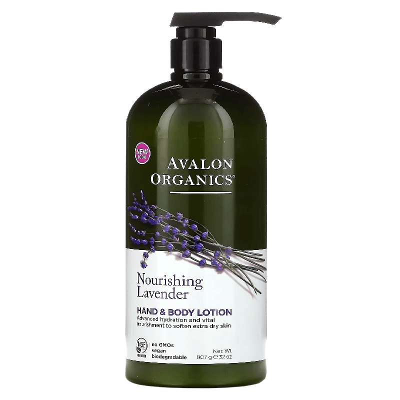 Лосьон для тела Avalon Organics Лаванда, 907 гр - фото