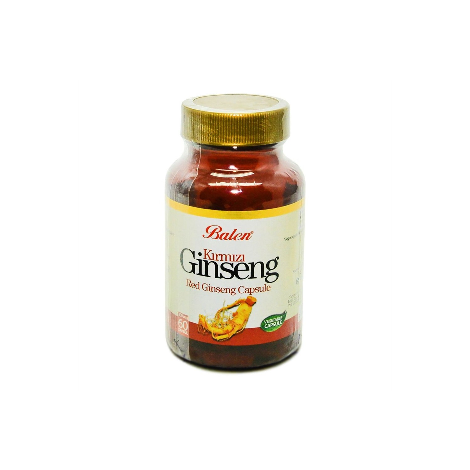 Красный женьшень Balen Capsules, 300 мг, 60 капсул song shu pai ginseng tonic 30 capsules