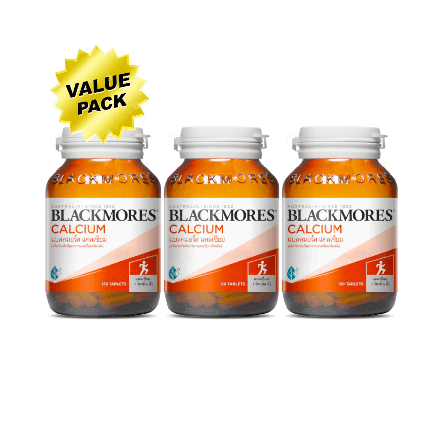 Пищевая добавка Blackmores Calcium, 500 мг, 3 банки по 120 таблеток пищевая добавка blackmores bio calcium d3 120 таблеток