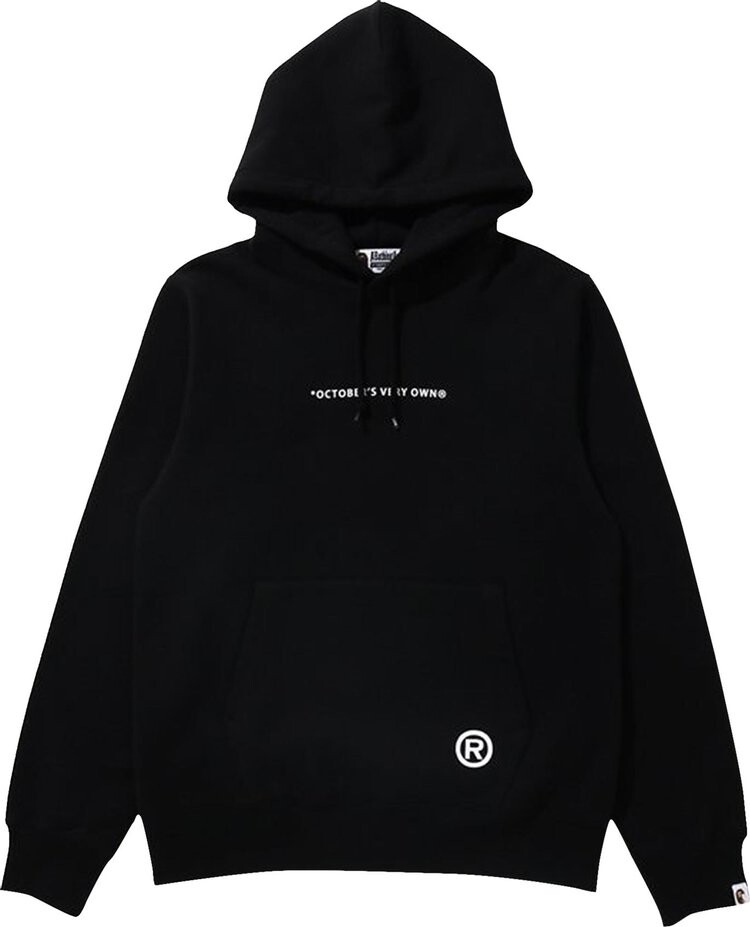 

Худи BAPE x OVO Pullover Hoodie 'Black', черный