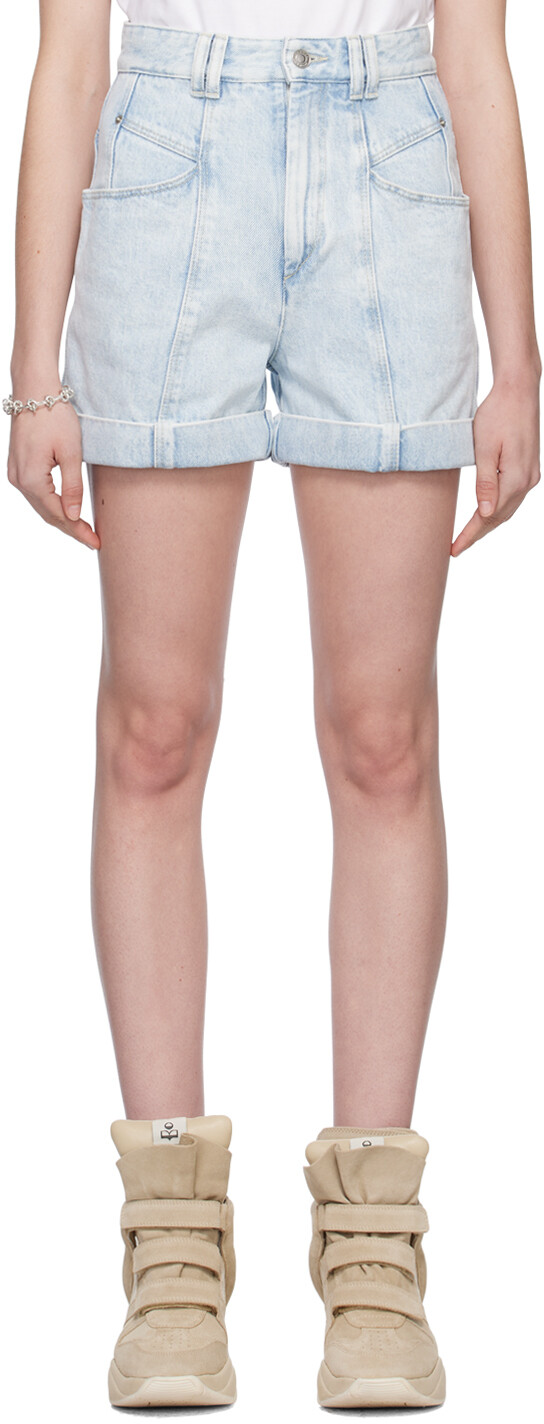 

Синие джинсовые шорты Vetanio Isabel Marant