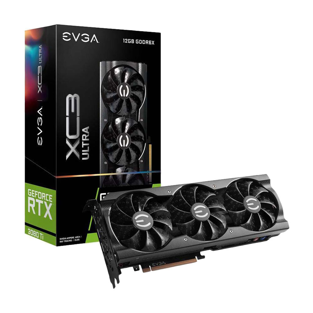 

Видеокарта EVGA GeForce RTX 3080 Ti XC3, 12GB GDDR6X, 12G-P5-3955-KR