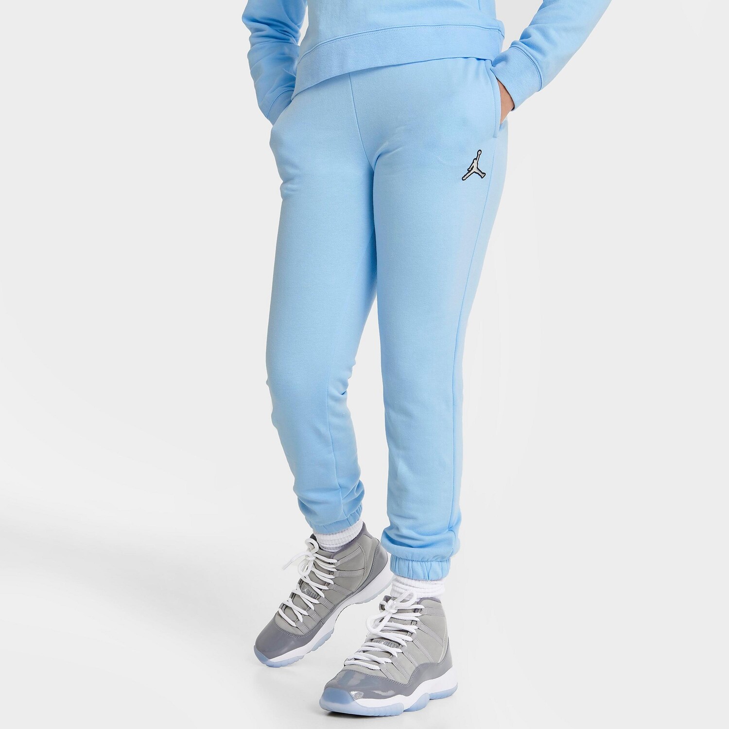 

Укороченные брюки-джоггеры Jordan Essentials для девочек, черный