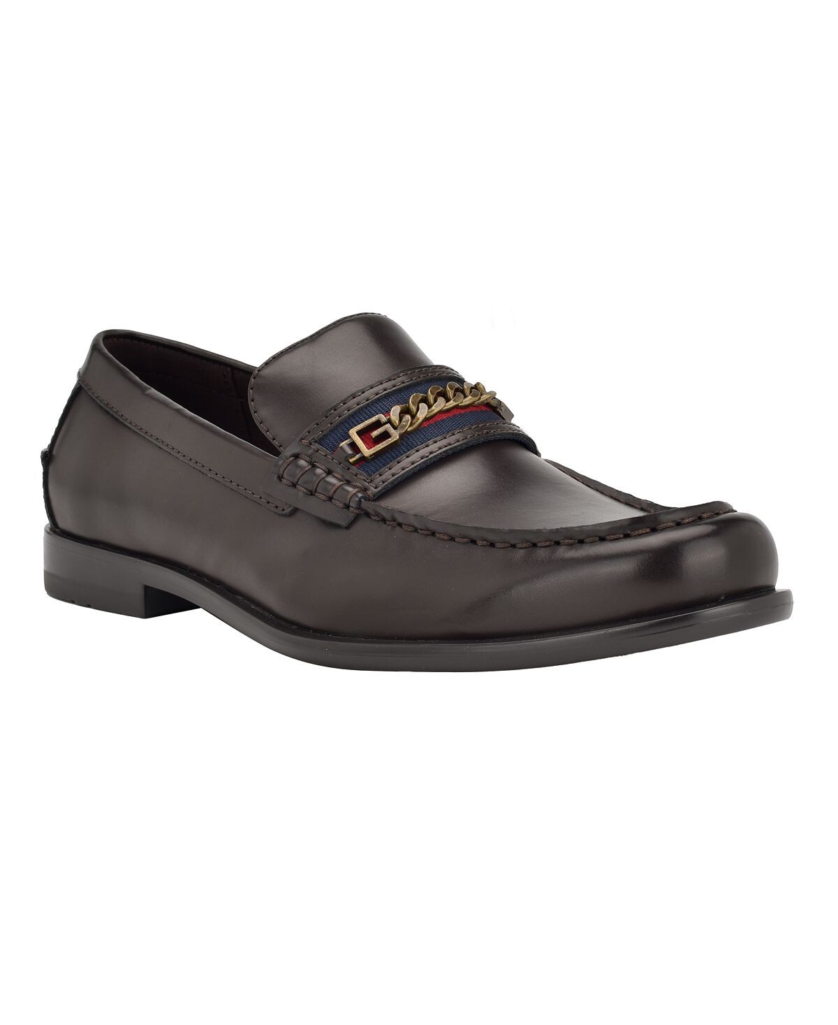 

Мужские мокасины без шнурков camox moc-toe для вождения GUESS, темно-коричневый