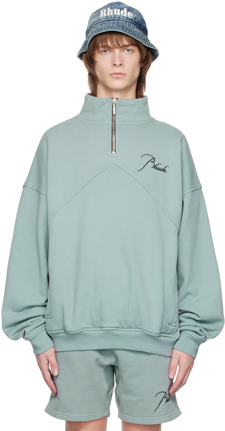 

Зеленый свитер с вышивкой Rhude