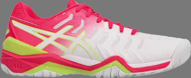 

Кроссовки wmns gel resolution 7 'laser pink' Asics, белый