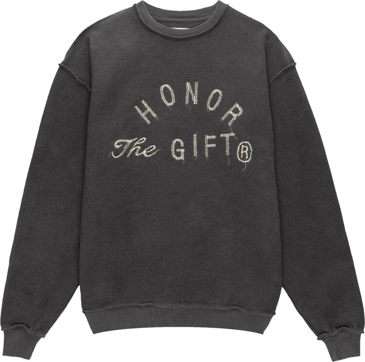 

Толстовка Honor The Gift HTG Weathered Crewneck 'Black', черный