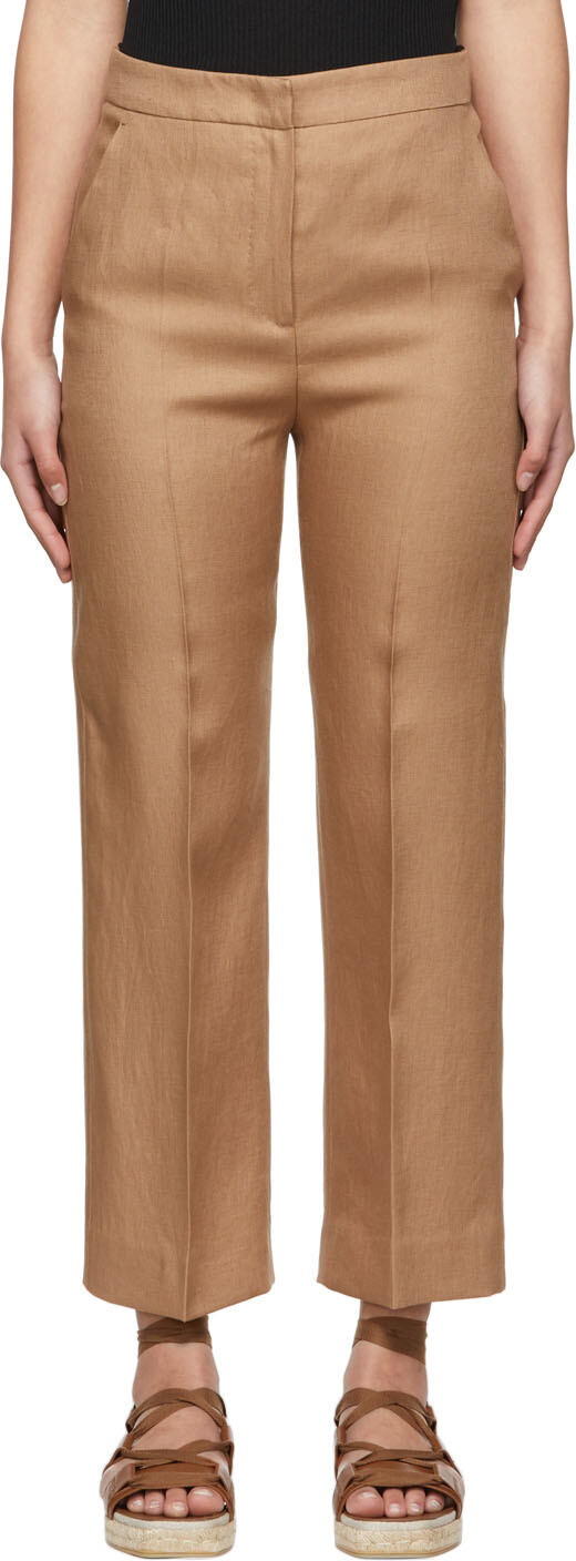 

Светло-коричневые брюки Camice Max Mara