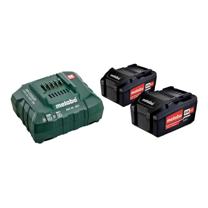 

Базовый комплект Metabo 2 x 4,0 А·ч