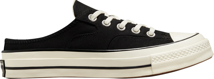 Кроссовки Converse Chuck 70 Mule Black, черный кроссовки converse chuck 70 mule recycled unisex black egret