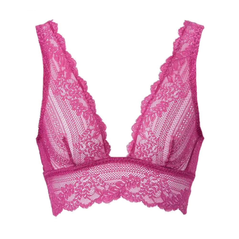 

Бюстгальтер Uniqlo x Princesse Tam Tam Lace Non-Padded, розовый