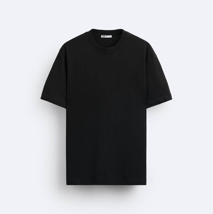 

Футболка Zara Basic, черный