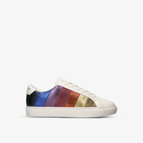 

Кожаные кроссовки Lane с металлизированными полосками Kurt Geiger London, цвет other