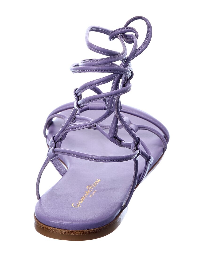 

Кожаные сандалии Gianvito Rossi, фиолетовый