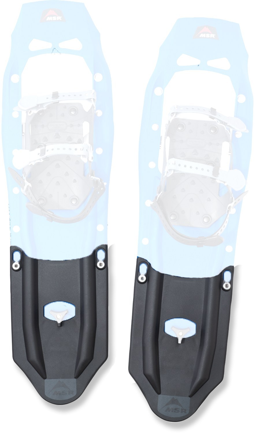 Модульные плавучие хвосты для снегоступов Evo — 6 дюймов MSR, черный