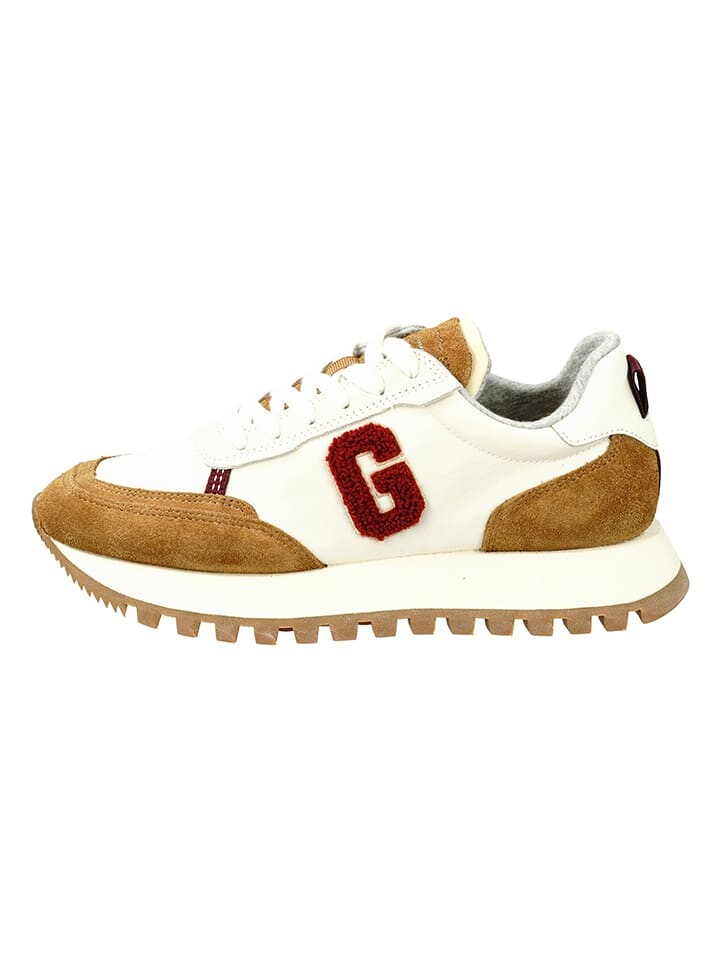 

Низкие кроссовки GANT Footwear Leder Caffay, цвет creme/hellbraun