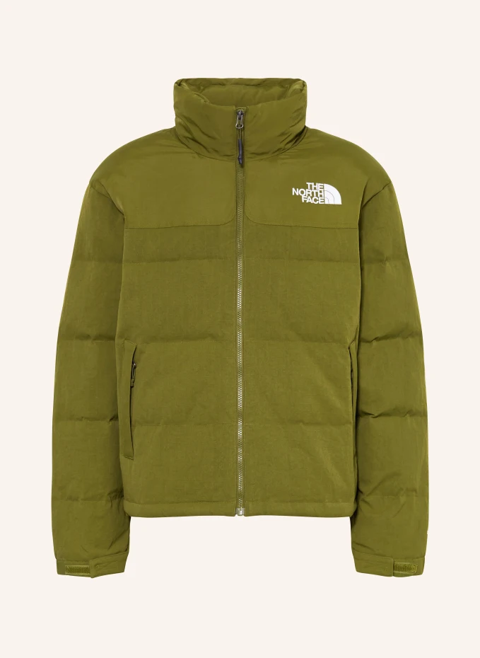 

Пуховик нупцэ The North Face, зеленый