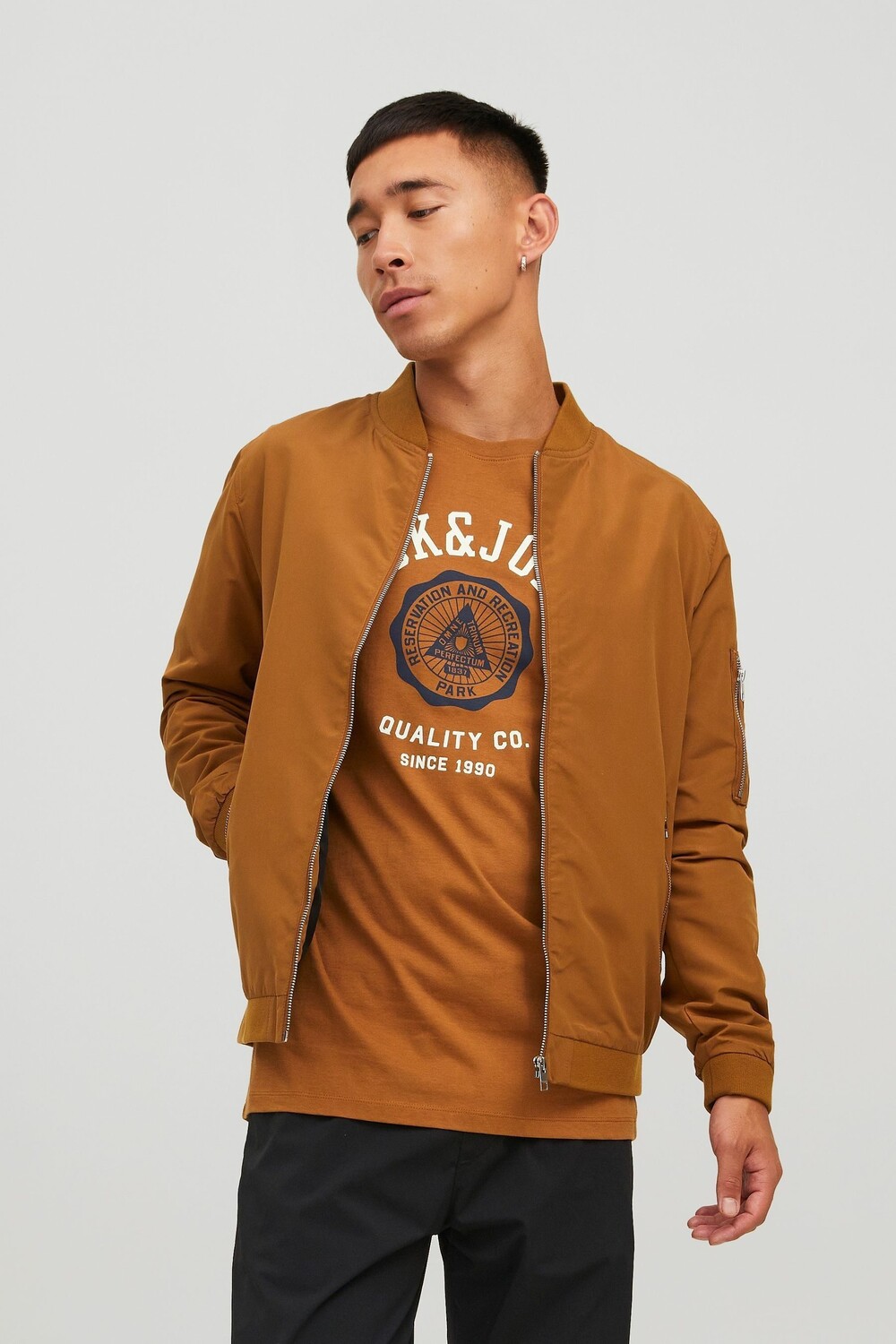 

Охотничья куртка Jack & Jones JACK & JONES, коричневый