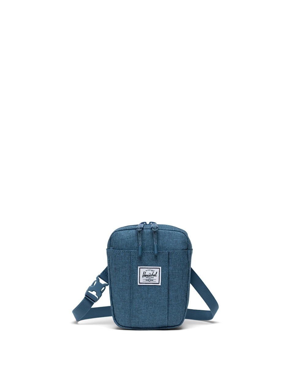 

Маленькая синяя женская сумка через плечо на молнии Herschel, синий