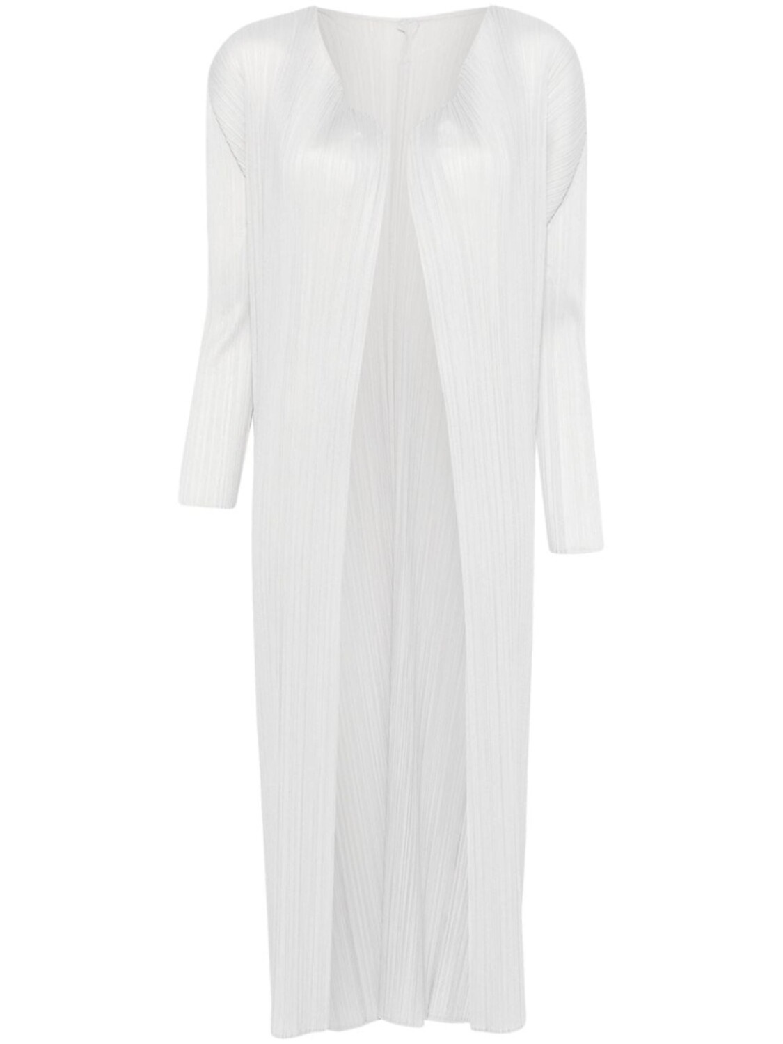 

Pleats Please Плиссированное пальто Issey Miyake Pleats Please Issey Miyake, серый