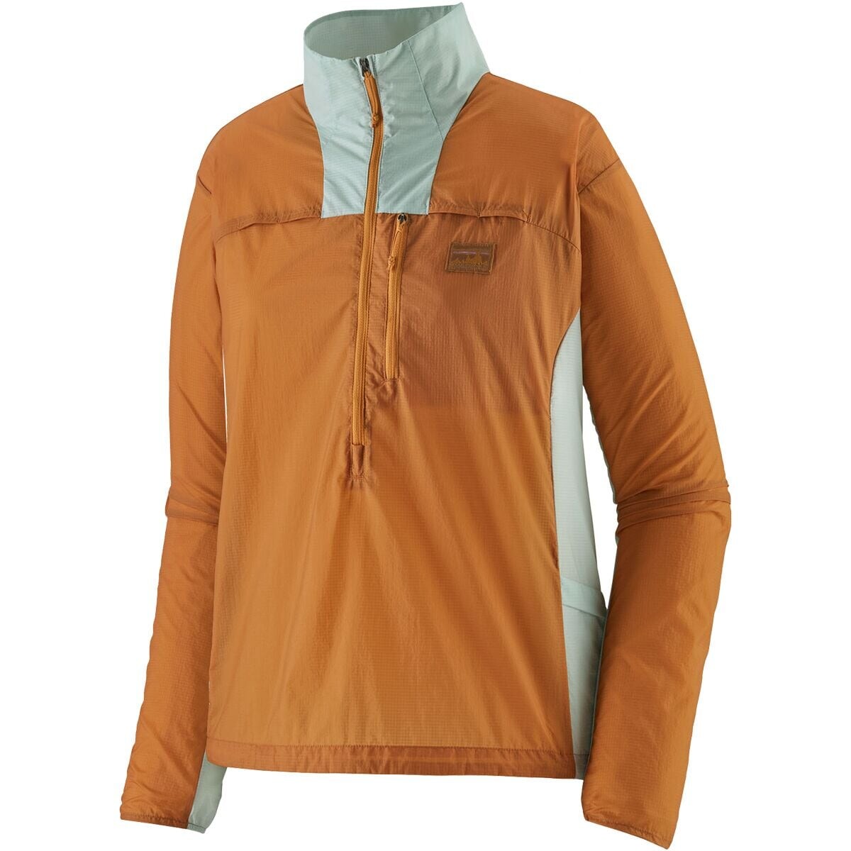 

Пуловер с молнией 1/2 houdini stash Patagonia, желтый