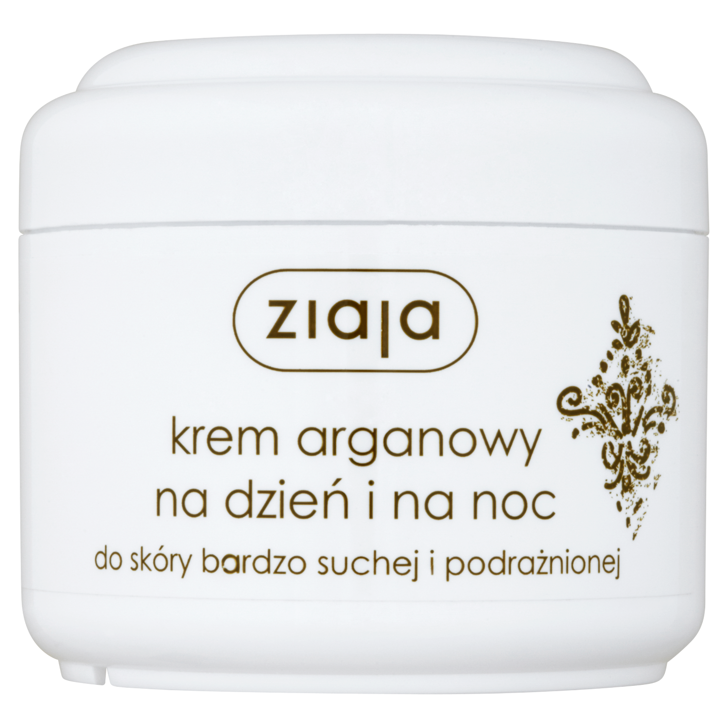 Ziaja успокаивающий и защитный дневной и ночной крем для лица с аргановым маслом для очень сухой и раздраженной кожи, 75 мл