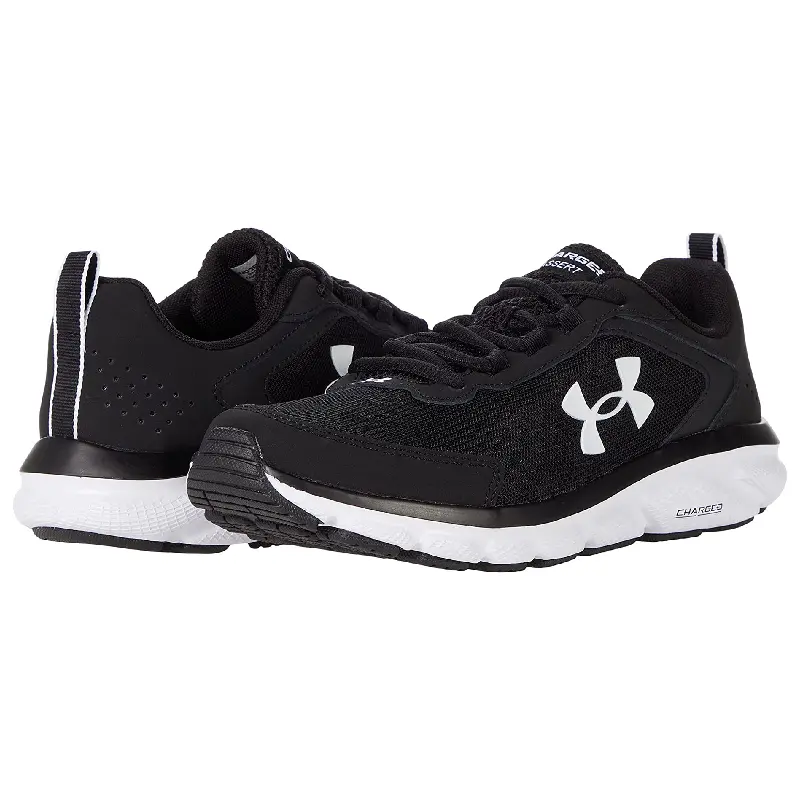 

Кроссовки Charged Assert 9 Under Armour, черный/белый