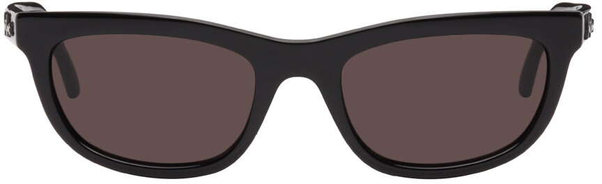 

Черные солнцезащитные очки \кошачий глаз\" SL 493" Saint Laurent