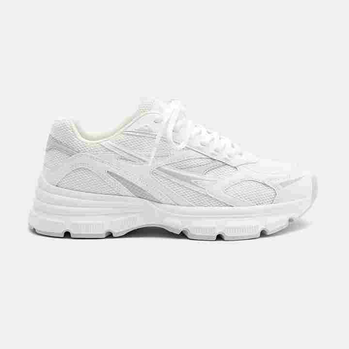 Кроссовки Pull&Bear Running Trainers, белый - фото