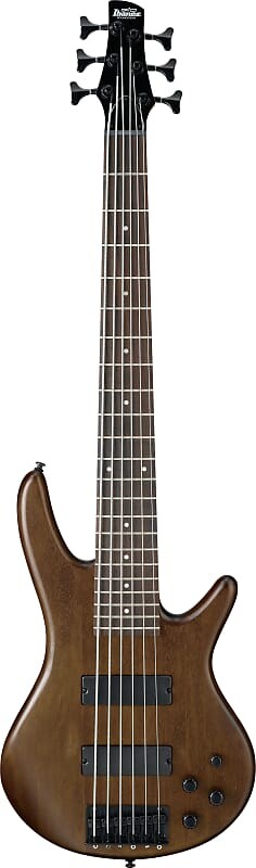 

Ibanez GSR206BWNF 6-струнная бас-гитара из орехового дерева с плоской отделкой