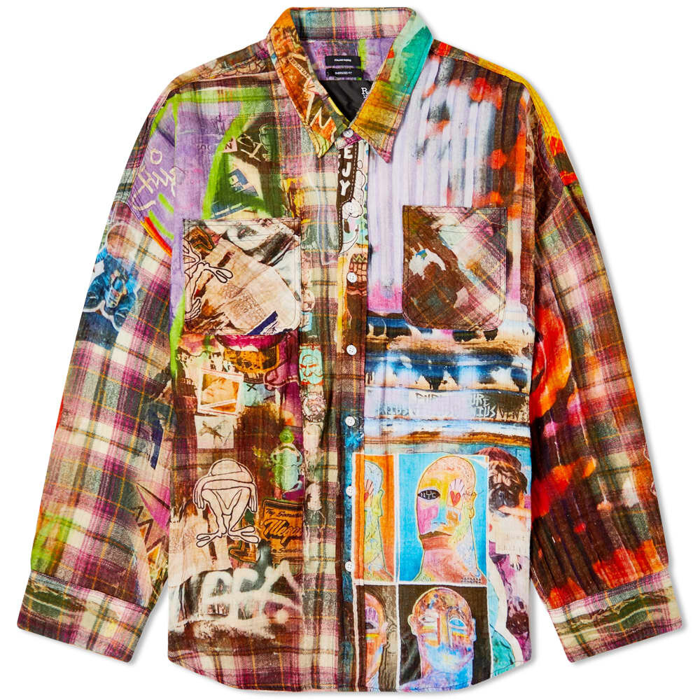 

Рубашка R13 Mixed Pattern Workshirt