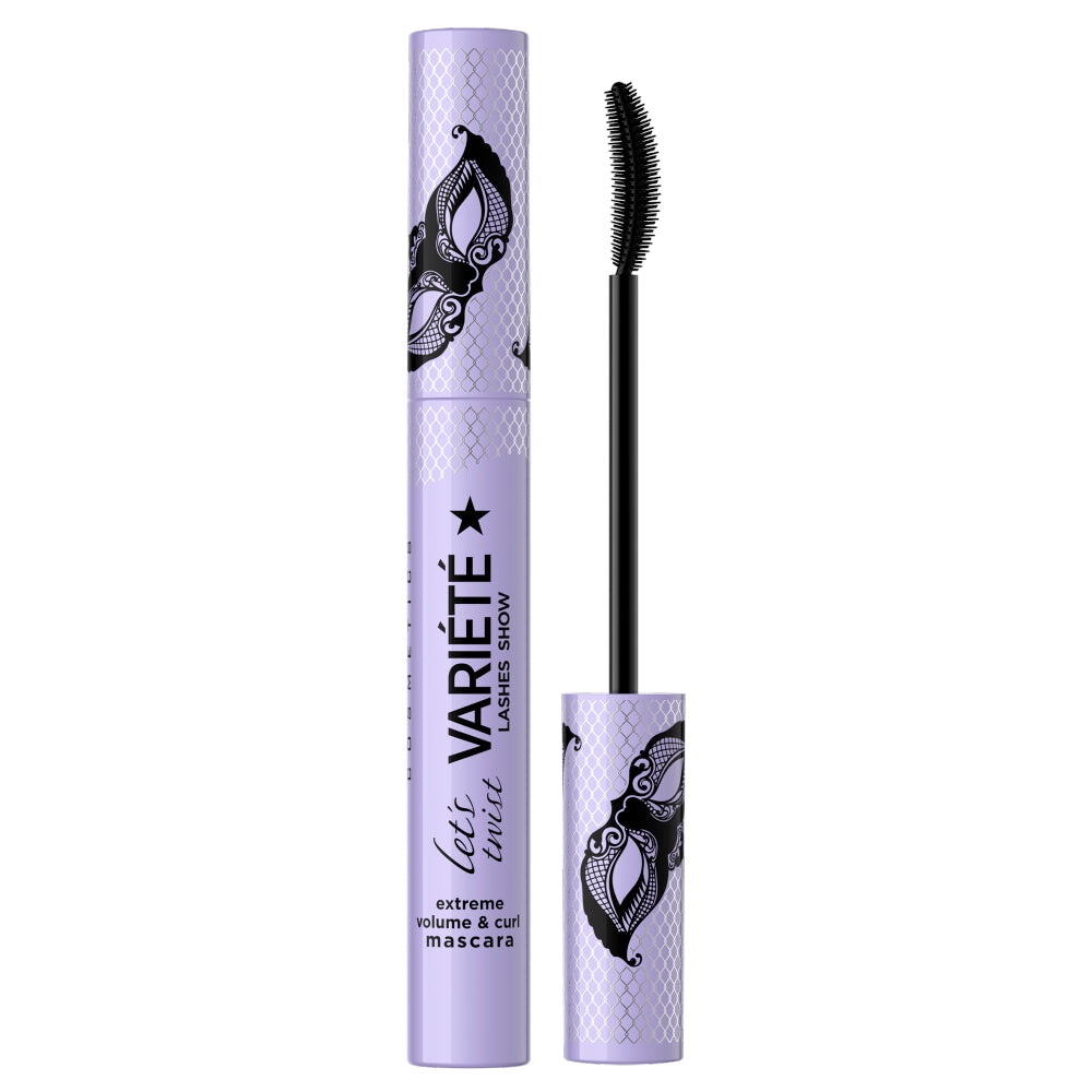 Eveline Cosmetics Тушь для ресниц Variete Lashes Show Let's Twist Mascara подкручивающая и придающая объем Черный 10мл тушь для ресниц подкручивающая eveline cosmetics variete let s twist черный 10 мл 2 шт