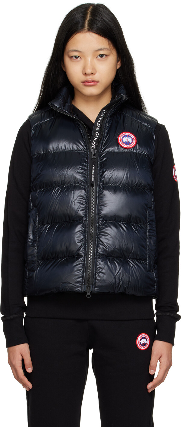 

Черный кипарисовый пуховый жилет Canada Goose