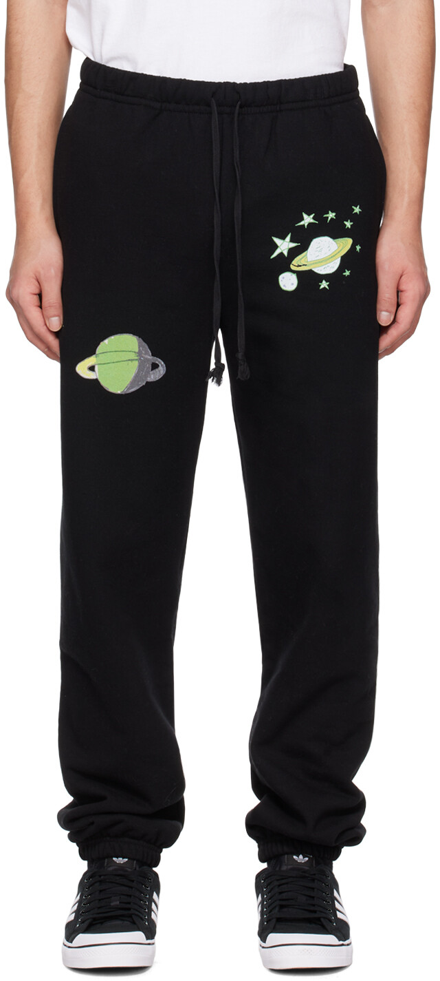 

SSENSE Эксклюзивные черные брюки Orbit Lounge Kids Worldwide, Черный, SSENSE Эксклюзивные черные брюки Orbit Lounge Kids Worldwide