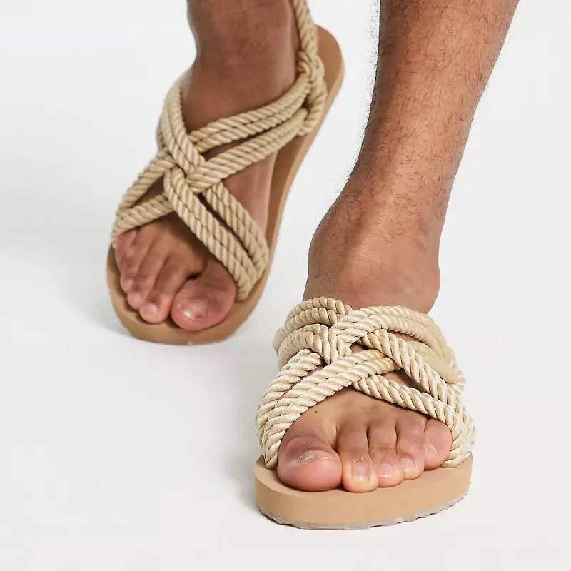 

Сандалии ASOS DESIGN из натуральной веревки