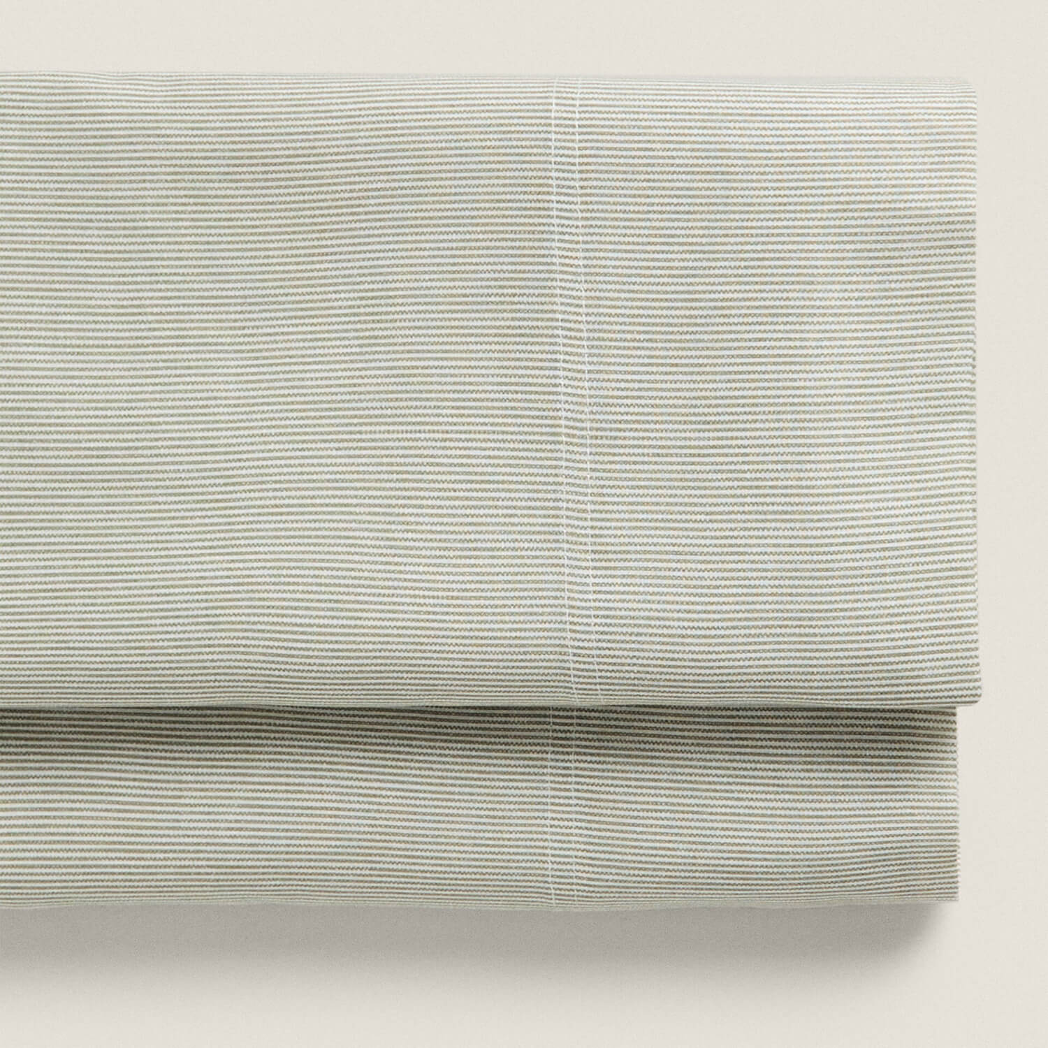 Простыня Zara Home Striped Cotton, зеленый