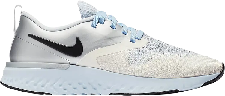 

Кроссовки Nike Wmns Odyssey React 2 Flyknit PRM 'Silver Sail', серебряный