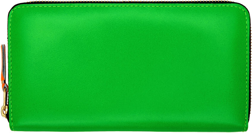 

Зеленый кошелек на молнии Super Fluo Comme des Garçons Wallets