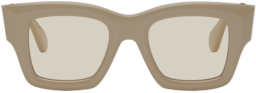 

Бежевые солнцезащитные очки 'Les Lunettes Baci' Jacquemus