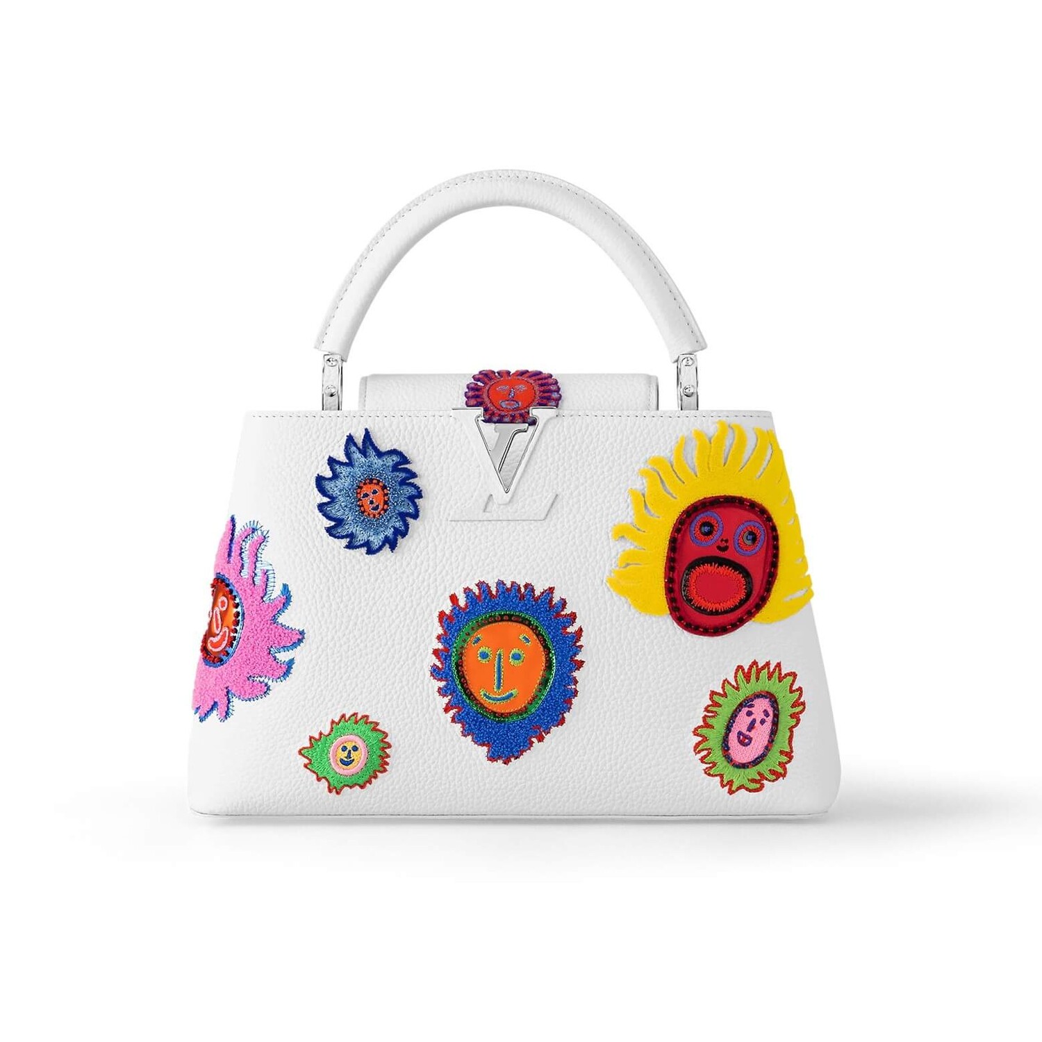

Сумка Louis Vuitton x Yayoi Kusama Capucines MM, белый