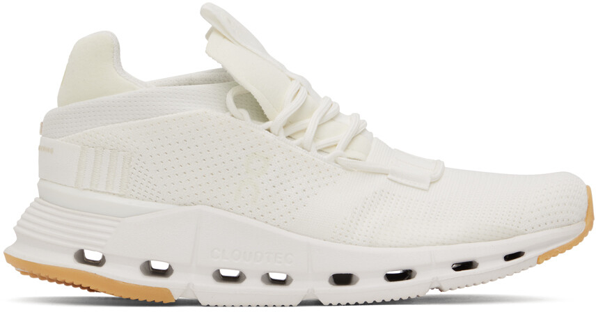 

Белые кроссовки Cloudnova Undyed On