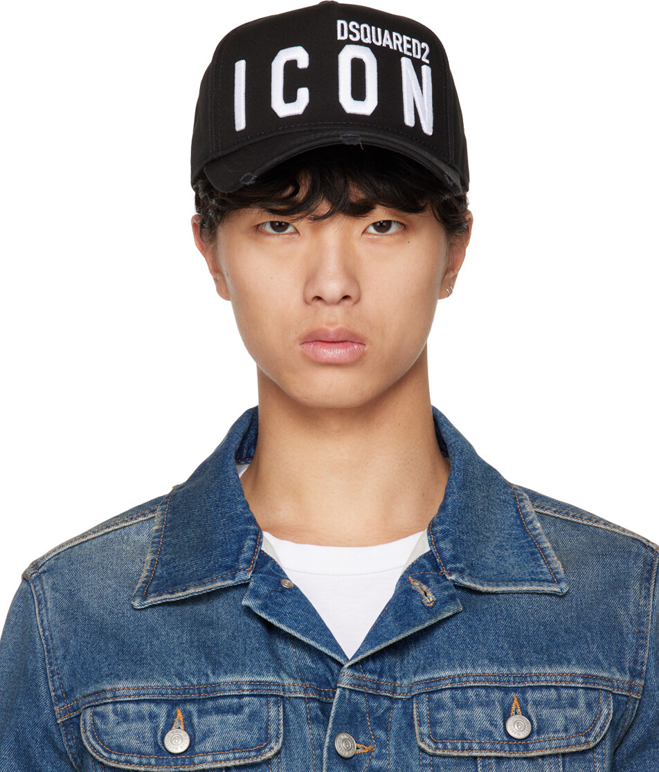 

Черная бейсболка Be Icon Dsquared2