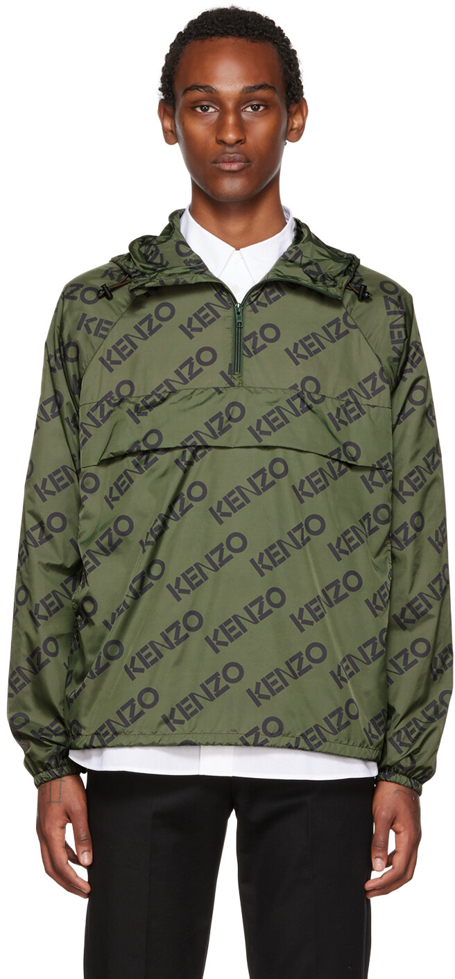 

Куртка-ветровка цвета хаки Kenzo Paris